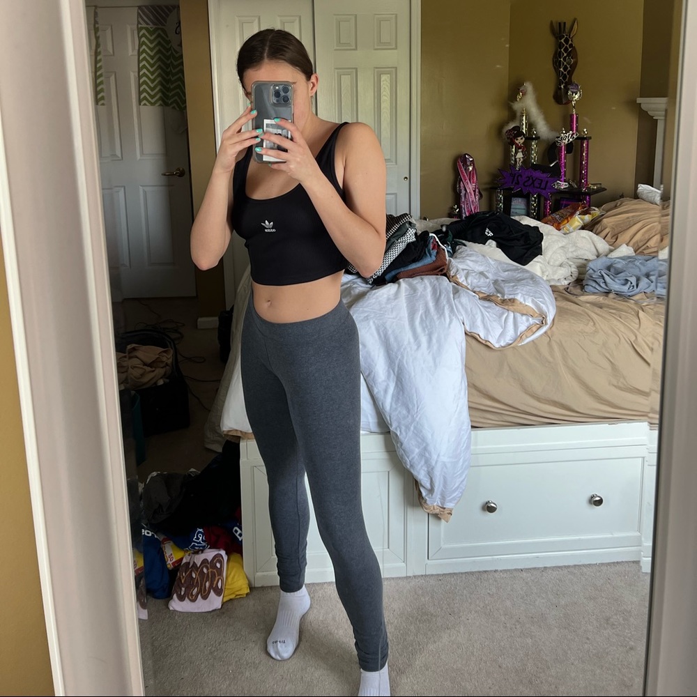 Garage gray low rise leggings